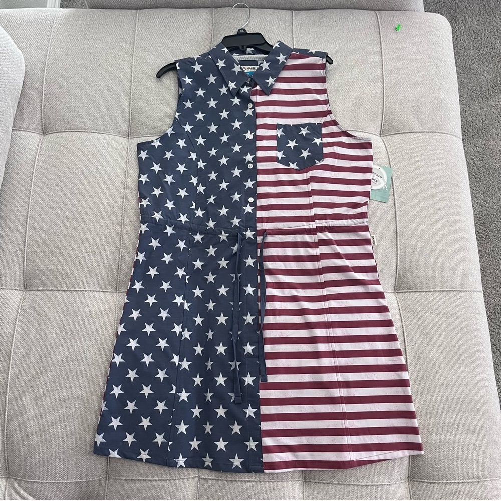 NWT Magellan patriotic Americana dress - Picture 2 of 9
